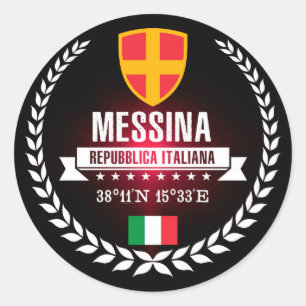 Messina Classic Round Sticker