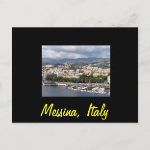 Messina italy postcard