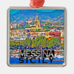 Messina Metal Tree Decoration