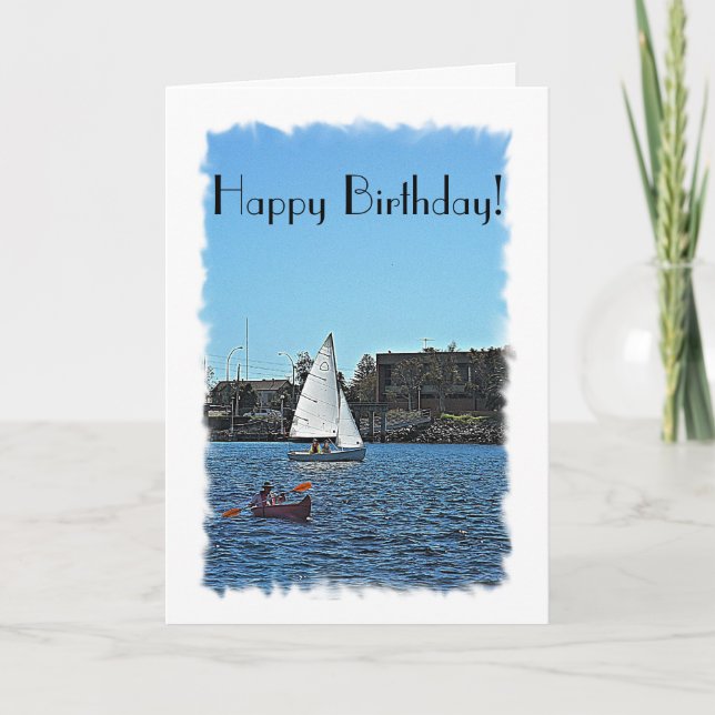 Messing about in boats Birthday Card (Front)