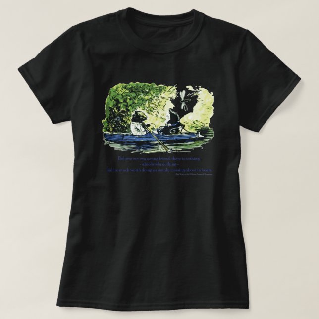 Messing About in Boats  T-Shirt (Design Front)