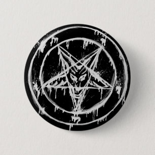 Messy Baphomet Button