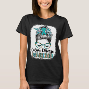 Messy Bun Celiac Disease Warrior T-Shirt