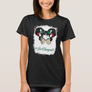 Messy Bun Glasses Tia Chingona Mexico Aunt Mexican T-Shirt