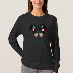 Messy Bun Glasses Tia Chingona Mexico Aunt Mexican T-Shirt