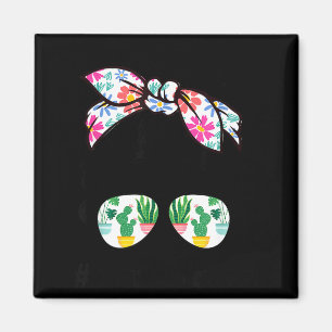 Messy bun plant mama mom life plants & flowers magnet
