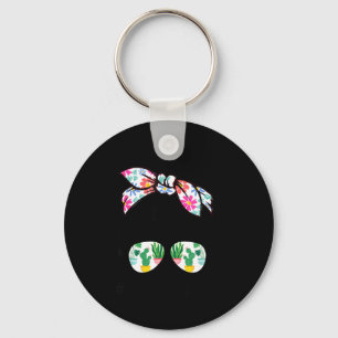 Messy bun plant mama mum life plants & flowers key ring