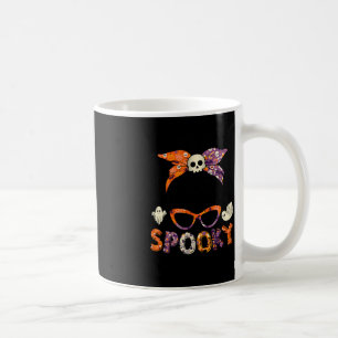 Messy Bun Spooky Grandma Fun Halloween Costume Wom Coffee Mug