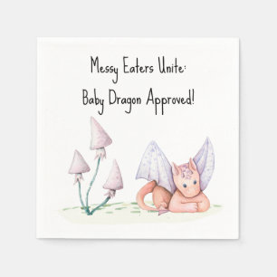 Messy Eaters Unite: Baby Dragon Approved! Napkin