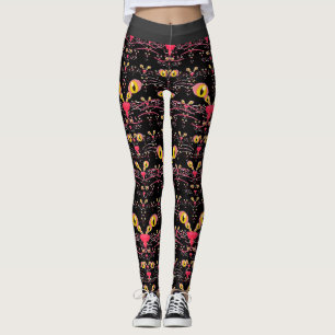 Messy mealtimes meet high-end design leggings