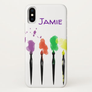 Messy Paint Brushes iPhone / iPad case