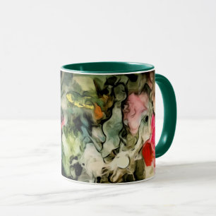 Messy Palette Cool Abstract Pattern Mug