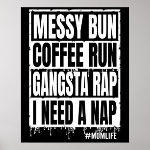 messy run coffee run poster