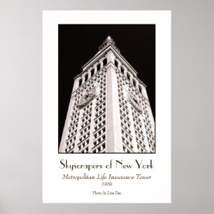 Met Life Tower Poster