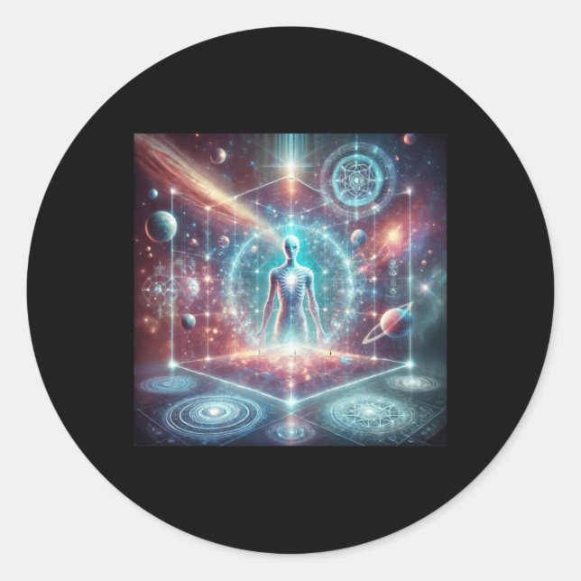 Meta2physical Alien Lives Sticker  (Front)