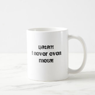 Metadata mug
