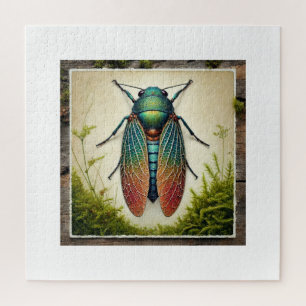 Metadriopea dorsal view in watercolor and ink 0309 jigsaw puzzle