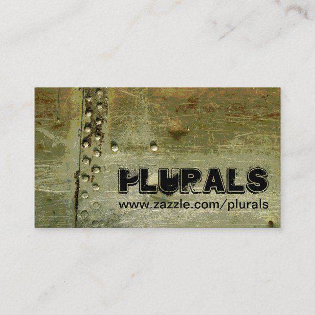 METAL 1 BUSINESS CARD (Front)