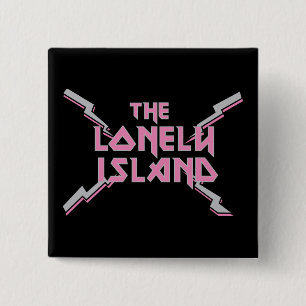 Metal 2 15 cm square badge