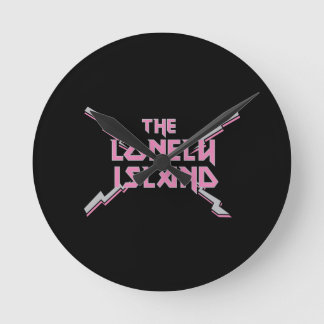 Metal 2 round clock