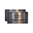 Metal Aluminium Brushed | Metallic Border