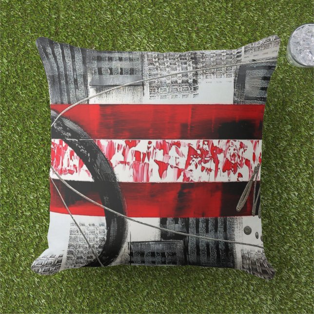 METAL ARDENT OF Christèle Chabrette Cushion (Grass)