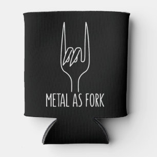 Metal as Fork Funny Rock On Kitchen Design Can Cooler