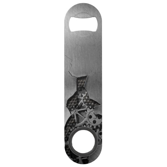 Metal background with mechanical damage (Front)