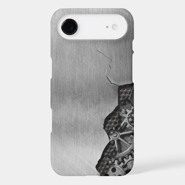 Metal background with mechanical damage Case-Mate iPhone case (Back)