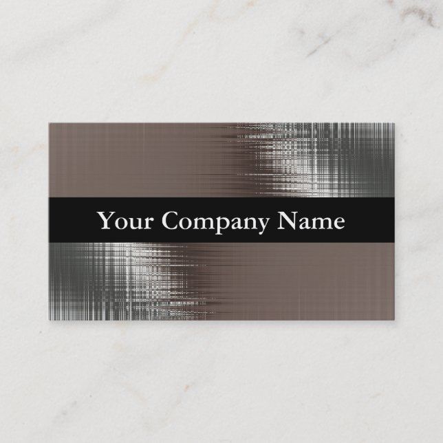 Metal Business Cards With Class (Front)