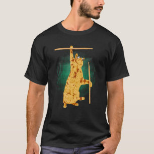 Metal Cat Drummer Drumstick Musician Percussionist T-Shirt