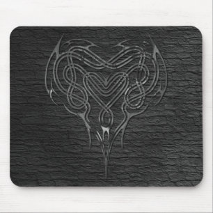 Metal Celtic Heart Knot with wall Mouse Pad