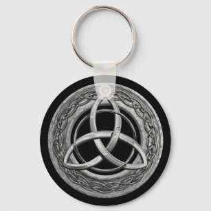 Metal Celtic Trinity Knot Key Ring