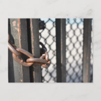 Metal Chain Link Fence Original NYC Photograph