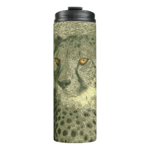 metal cheetah thermal tumbler