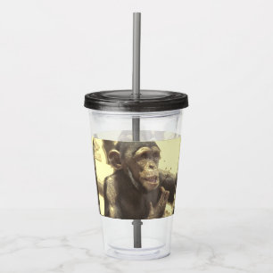 metal Chimp Acrylic Tumbler