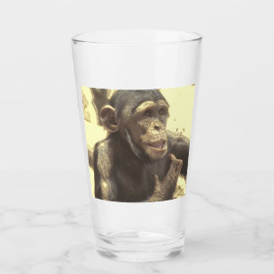 metal Chimp Glass