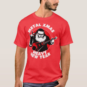 Metal Christmas Heavy New Year 2023 Heavy Metal Sa T-Shirt