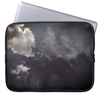 Metal cloud laptop sleeve