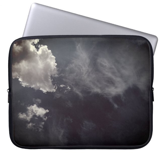 Metal cloud laptop sleeve (Front)