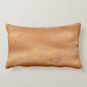 Metal copper texture lumbar cushion