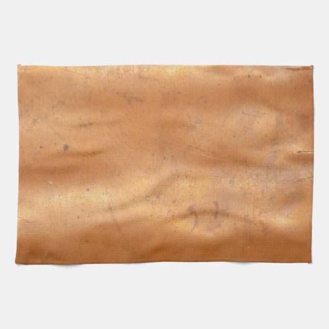 Metal copper texture tea towel (Horizontal)