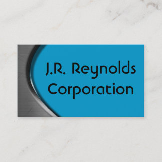 Metal Curve Business Cards