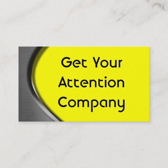 Metal Curve Business Cards (Front)
