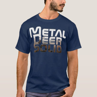 Metal Deer Solid T-Shirt