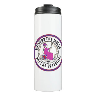 Metal Detecting 60th Birthday Thermal Tumbler