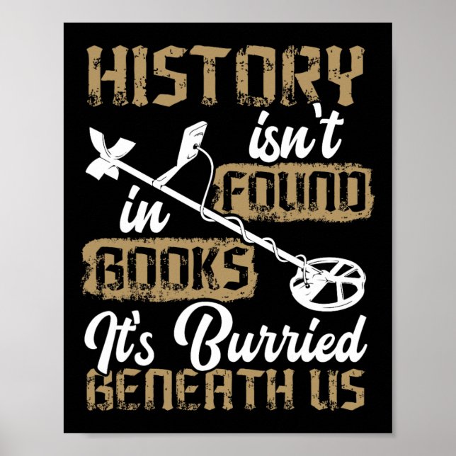 Metal Detecting Archaeology Adventure Metal Detect Poster (Front)