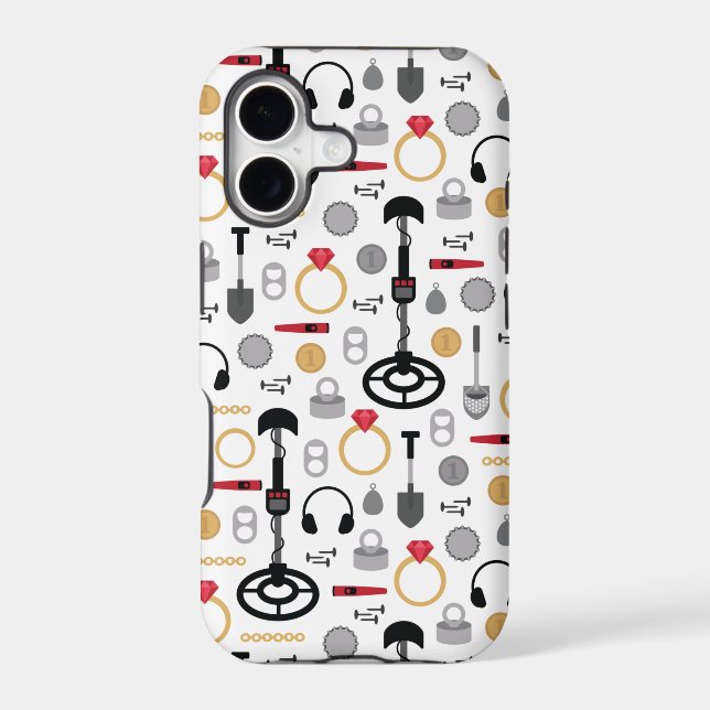Metal Detecting Case-Mate iPhone Case (Back)