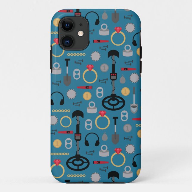 Metal Detecting Case-Mate iPhone Case (Back)