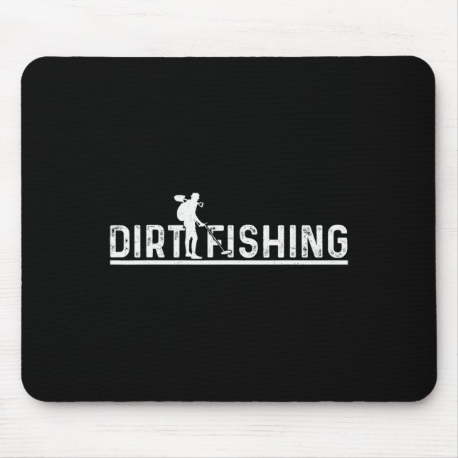 Metal Detecting Detector Detection Fishing 1  Mouse Pad (Front)